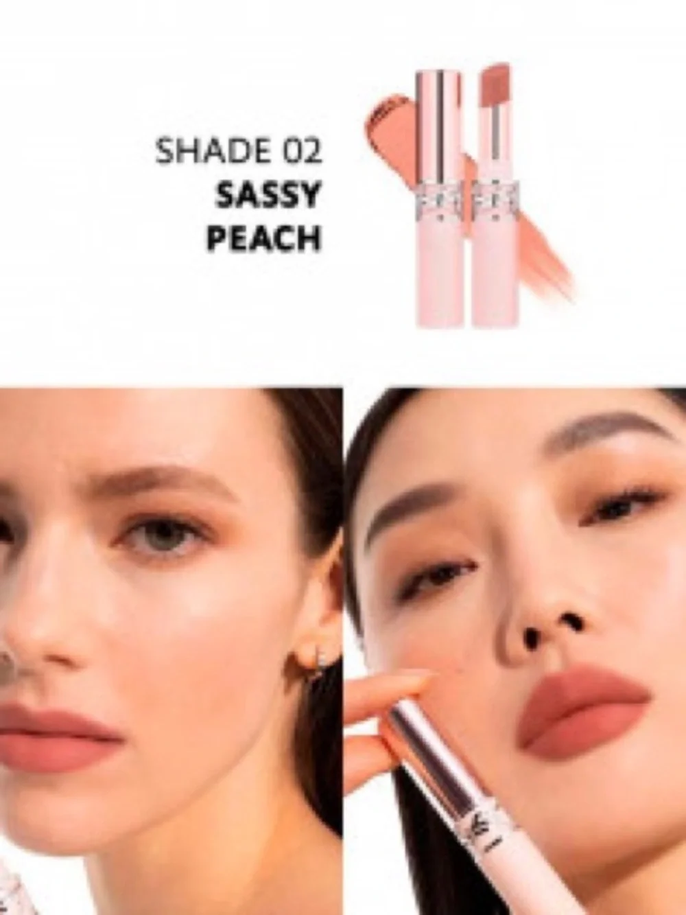 Yves Saint Laurent Lovenude Lip Blusher Shade 02 - Sassy Peach